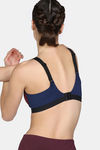Zelocity High Impact Quick Dry Sports Bra - Windsor Wine — thumbnail 2